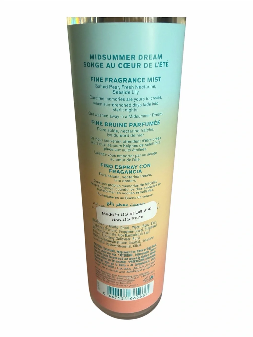 BBW Midsummer Dream Fine fragrance mist 8oz NEW Bath & Body Works